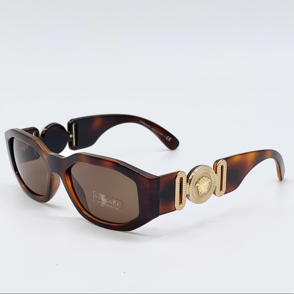 NEW VERSACE VE4361 BROWN VE 4361 UNISEX SUNGLASSES
